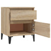 Stella Homewares Bedside Cabinet Sonoma Oak 40x35x50 cm