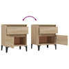 Stella Homewares Bedside Cabinet Sonoma Oak 40x35x50 cm