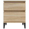 Stella Homewares Bedside Cabinets 2 pcs Sonoma Oak 40x35x50 cm