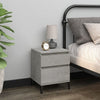 Stella Homewares Bedside Cabinets 2 pcs Concrete Grey 40x35x50 cm