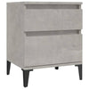 Stella Homewares Bedside Cabinets 2 pcs Concrete Grey 40x35x50 cm