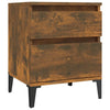 Stella Homewares Bedside Cabinets 2 pcs Smoked Oak 40x35x50 cm