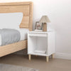 Stella Homewares Bedside Cabinet White 40x35x50 cm Engineered Wood