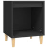 Stella Homewares Bedside Cabinet Black 40x35x50 cm Engineered Wood
