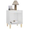 Stella Homewares Bedside Cabinets 2 pcs High Gloss White 40x35x50 cm