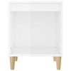 Stella Homewares Bedside Cabinets 2 pcs High Gloss White 40x35x50 cm