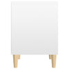 Stella Homewares Bedside Cabinets 2 pcs High Gloss White 40x35x50 cm