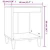 Stella Homewares Bedside Cabinets 2 pcs High Gloss White 40x35x50 cm