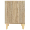 Stella Homewares Bedside Cabinets 2 pcs Sonoma Oak 40x35x50 cm
