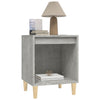 Stella Homewares Bedside Cabinet Concrete Grey 40x35x50 cm
