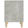 Stella Homewares Bedside Cabinet Concrete Grey 40x35x50 cm