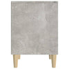 Stella Homewares Bedside Cabinets 2 pcs Concrete Grey 40x35x50 cm