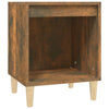Stella Homewares Bedside Cabinet Smoked Oak 40x35x50 cm