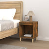 Stella Homewares Bedside Cabinet Smoked Oak 40x35x50 cm