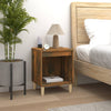 Stella Homewares Bedside Cabinet Smoked Oak 40x35x50 cm