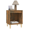 Stella Homewares Bedside Cabinets 2 pcs Smoked Oak 40x35x50 cm