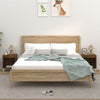 Stella Homewares Bedside Cabinets 2 pcs Smoked Oak 40x35x50 cm