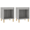 Stella Homewares Bedside Cabinets 2 pcs Grey Sonoma 40x35x50 cm