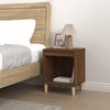 Stella Homewares Bedside Cabinet Brown Oak 40x35x50 cm