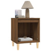Stella Homewares Bedside Cabinet Brown Oak 40x35x50 cm