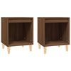 Stella Homewares Bedside Cabinets 2 pcs Brown Oak 40x35x50 cm