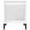 Stella Homewares Bedside Cabinet White 40x35x50 cm