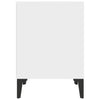 Stella Homewares Bedside Cabinet White 40x35x50 cm
