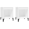 Stella Homewares Bedside Cabinets 2 pcs White 40x35x50 cm