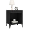 Stella Homewares Bedside Cabinet Black 40x35x50 cm