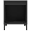 Stella Homewares Bedside Cabinet Black 40x35x50 cm