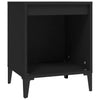 Stella Homewares Bedside Cabinets 2 pcs Black 40x35x50 cm