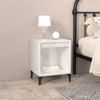 Stella Homewares Bedside Cabinets 2 pcs High Gloss White 40x35x50 cm
