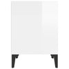 Stella Homewares Bedside Cabinets 2 pcs High Gloss White 40x35x50 cm