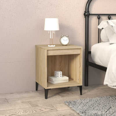 Stella Homewares Bedside Cabinet Sonoma Oak 40x35x50 cm