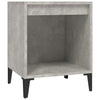 Stella Homewares Bedside Cabinets 2 pcs Concrete Grey 40x35x50 cm