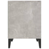 Stella Homewares Bedside Cabinets 2 pcs Concrete Grey 40x35x50 cm