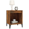 Stella Homewares Bedside Cabinets 2 pcs Smoked Oak 40x35x50 cm