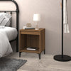 Stella Homewares Bedside Cabinet Brown Oak 40x35x50 cm