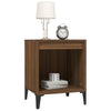 Stella Homewares Bedside Cabinets 2 pcs Brown Oak 40x35x50 cm