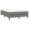 Stella Homewares Bed Frame without Mattress Dark Grey Double Fabric