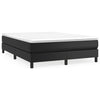 Stella Homewares Bed Frame without Mattress Black Queen Faux Leather