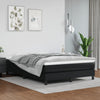 Stella Homewares Bed Frame without Mattress Black Queen Faux Leather