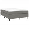 Stella Homewares Bed Frame without Mattress Dark Grey Queen Fabric