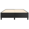 Stella Homewares Bed Frame without Mattress Black Double Faux Leather