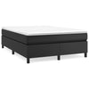 Stella Homewares Bed Frame without Mattress Black Queen Faux Leather