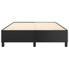 Stella Homewares Bed Frame without Mattress Black Queen Faux Leather