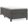 Stella Homewares Bed Frame without Mattress Dark Grey King Single Velvet