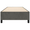 Stella Homewares Bed Frame without Mattress Dark Grey King Single Velvet