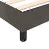 Stella Homewares Bed Frame without Mattress Dark Grey King Single Velvet