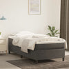 Stella Homewares Bed Frame without Mattress Dark Grey King Single Velvet